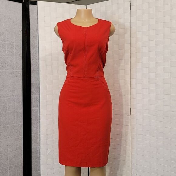 BRAND NEW PERCEPTIONS NEW YORK SLEEVELESS INVISIBLE BACK ZIPPER CLOSURE DRESS - Picture 12 of 15